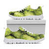 Fresh Hop Cone Print White Sneakers