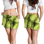 Fresh Hop Cone Print Women's Shorts