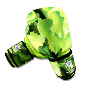 Fresh Lettuce Leaves Print Boxing Gloves