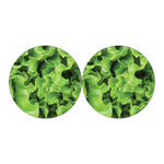 Fresh Lettuce Leaves Print Car Coasters