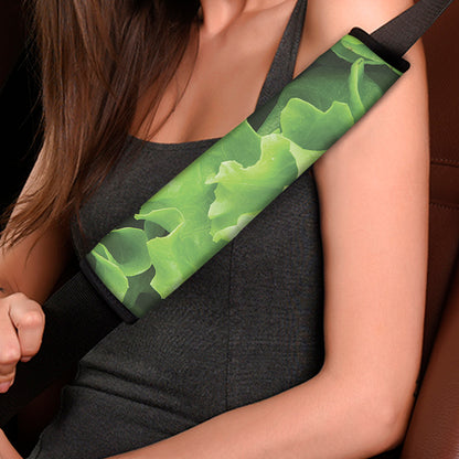 Fresh Lettuce Leaves Print Car Seat Belt Covers