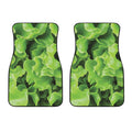 Fresh Lettuce Leaves Print Front Car Floor Mats