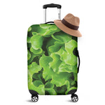Fresh Lettuce Leaves Print Luggage Cover