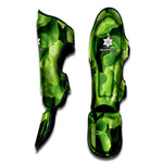 Fresh Lettuce Leaves Print Muay Thai Shin Guard