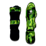 Fresh Lettuce Leaves Print Muay Thai Shin Guard