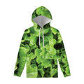 Fresh Lettuce Leaves Print Pullover Hoodie