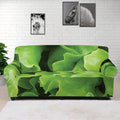 Fresh Lettuce Leaves Print Sofa Cover