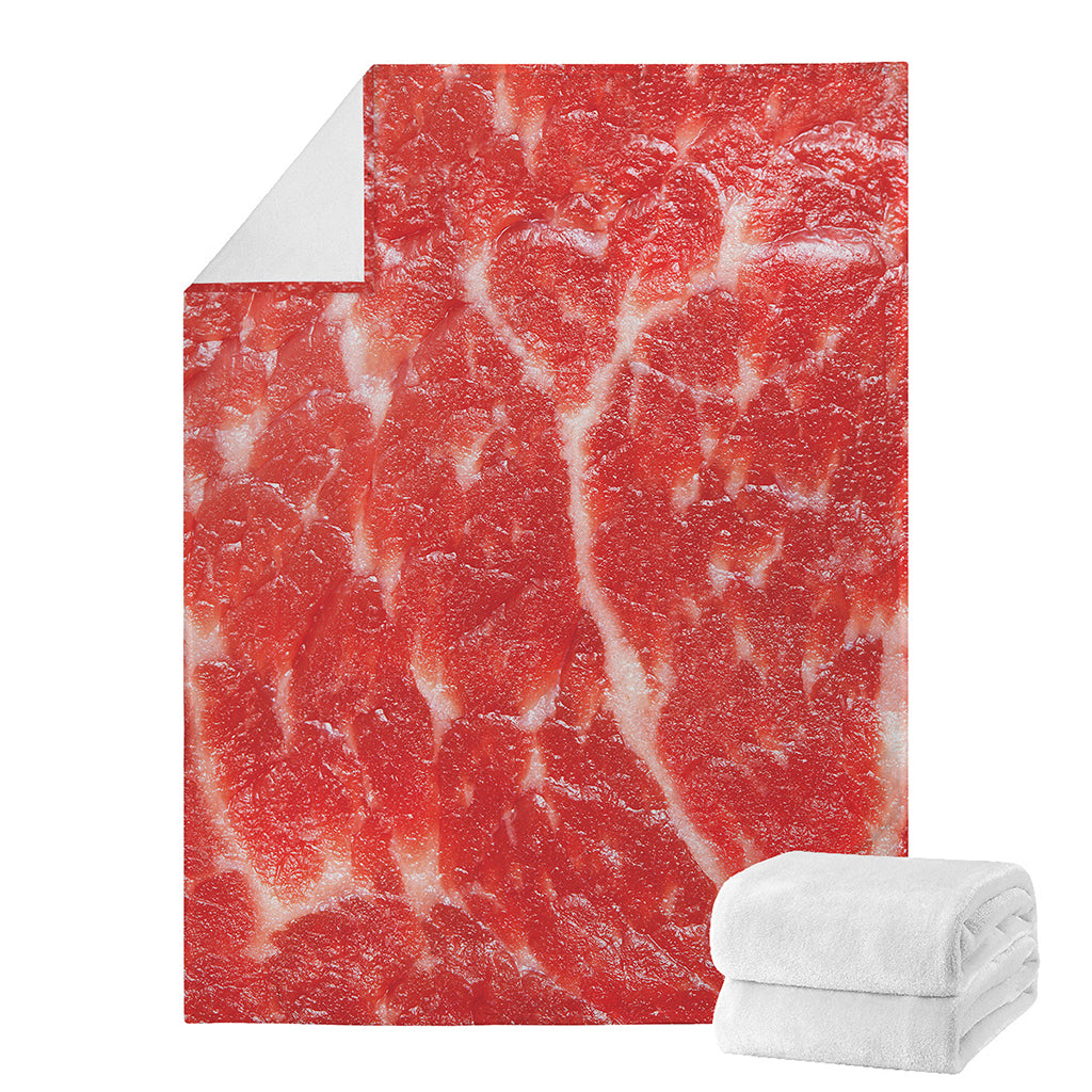 Fresh Meat Print Blanket
