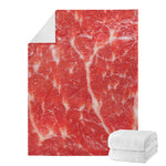 Fresh Meat Print Blanket