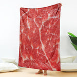 Fresh Meat Print Blanket