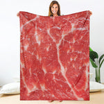 Fresh Meat Print Blanket