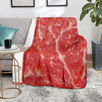 Fresh Meat Print Blanket