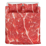 Fresh Meat Print Duvet Cover Bedding Set