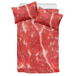 Fresh Meat Print Duvet Cover Bedding Set