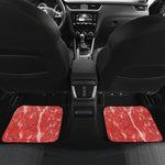 Fresh Meat Print Front and Back Car Floor Mats
