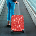 Fresh Meat Print Luggage Cover