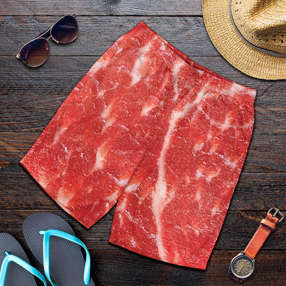 Fresh Meat Print Men's Shorts