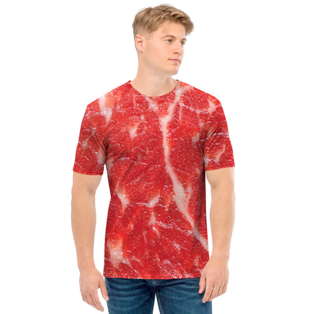 Fresh Meat Print Men's T-Shirt