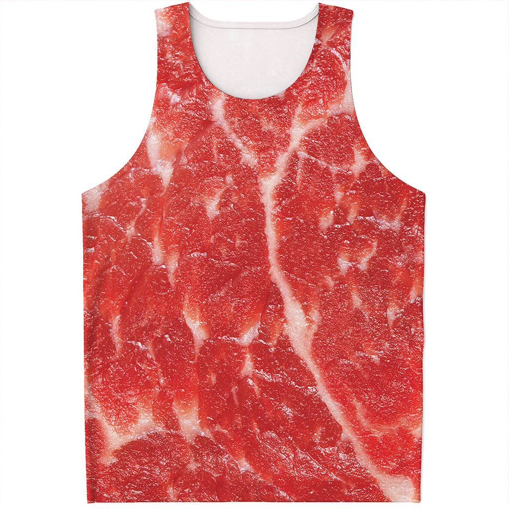 Fresh Meat Print Men's Tank Top