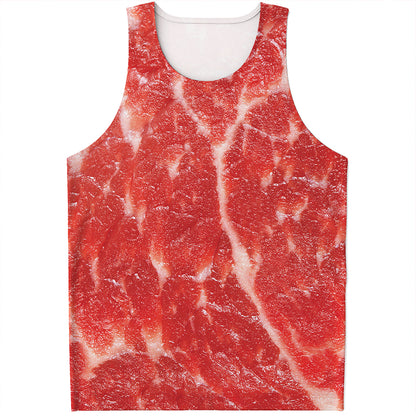 Fresh Meat Print Men's Tank Top
