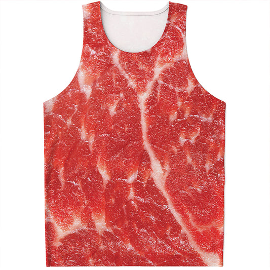Fresh Meat Print Men's Tank Top