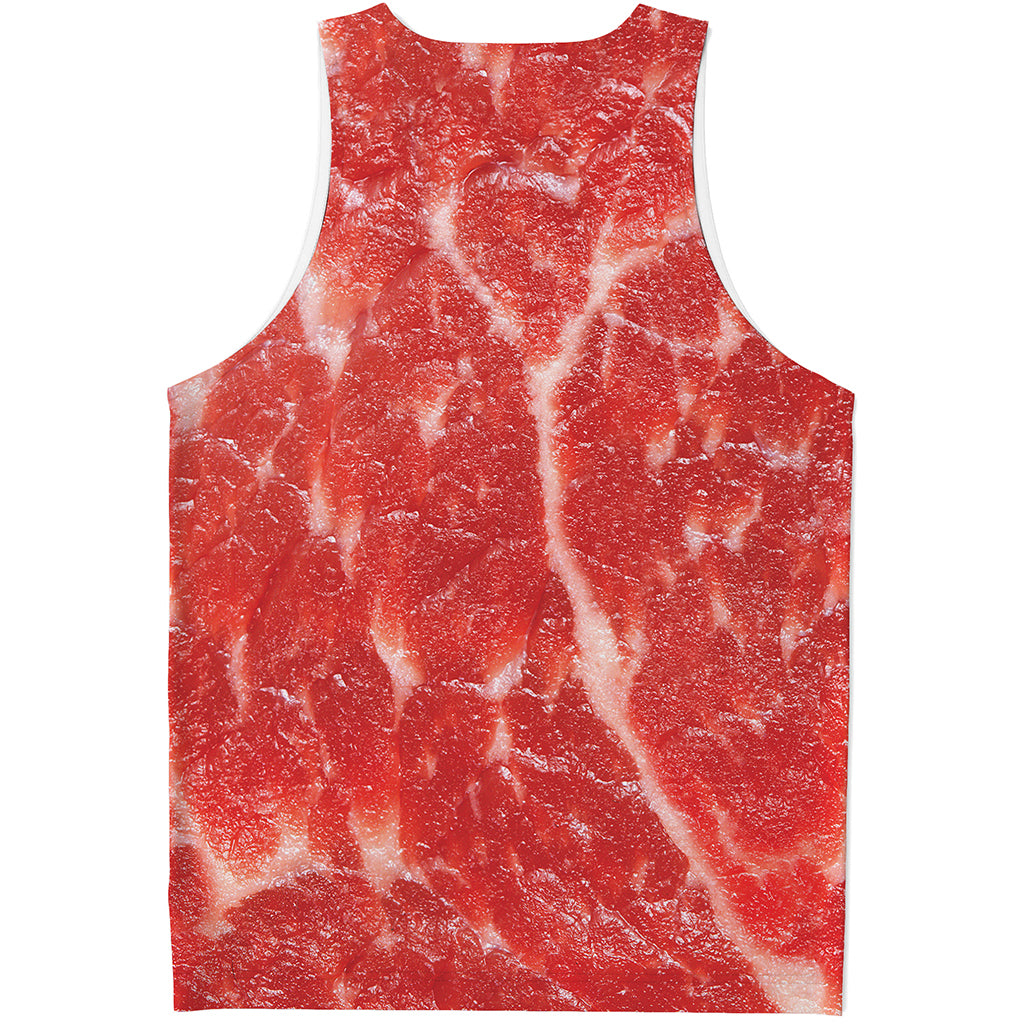 Fresh Meat Print Men's Tank Top