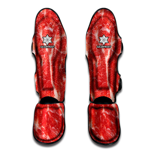 Fresh Meat Print Muay Thai Shin Guard