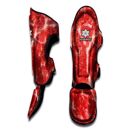 Fresh Meat Print Muay Thai Shin Guard