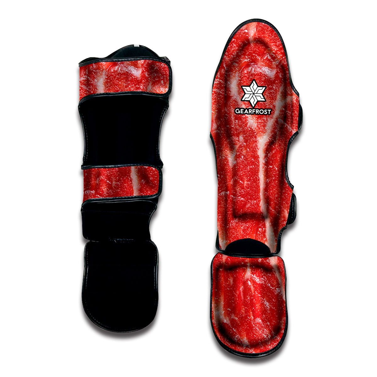 Fresh Meat Print Muay Thai Shin Guard