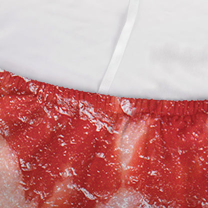 Fresh Meat Print Sofa Cover