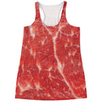 Fresh Meat Print Women's Racerback Tank Top