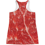 Fresh Meat Print Women's Racerback Tank Top