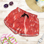 Fresh Meat Print Women's Shorts