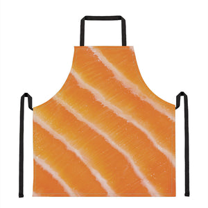 Fresh Salmon Print Apron