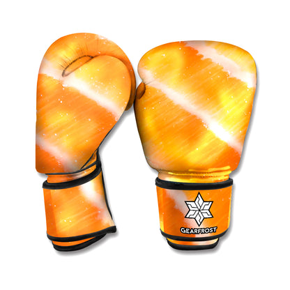 Fresh Salmon Print Boxing Gloves