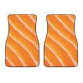Fresh Salmon Print Front Car Floor Mats