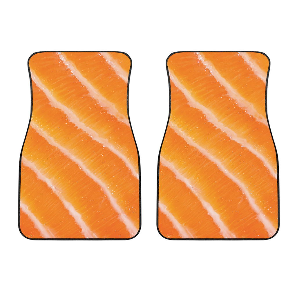 Fresh Salmon Print Front Car Floor Mats
