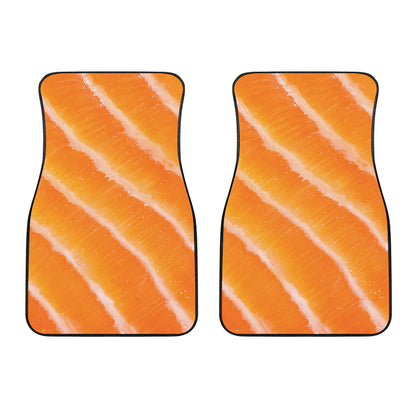 Fresh Salmon Print Front Car Floor Mats