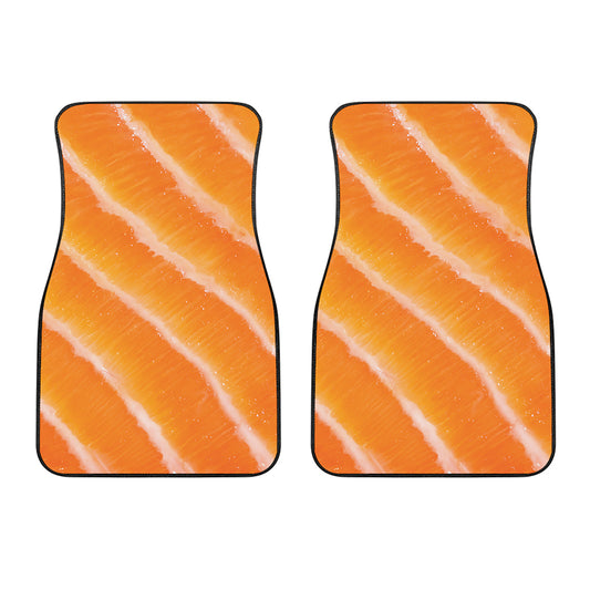 Fresh Salmon Print Front Car Floor Mats