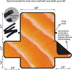 Fresh Salmon Print Half Sofa Protector