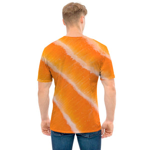 Fresh Salmon Print Men's T-Shirt