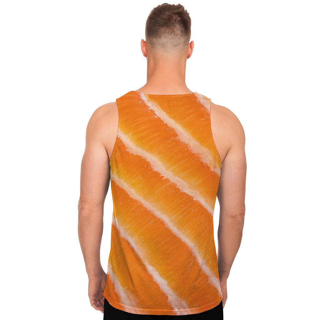 Fresh Salmon Print Men's Tank Top