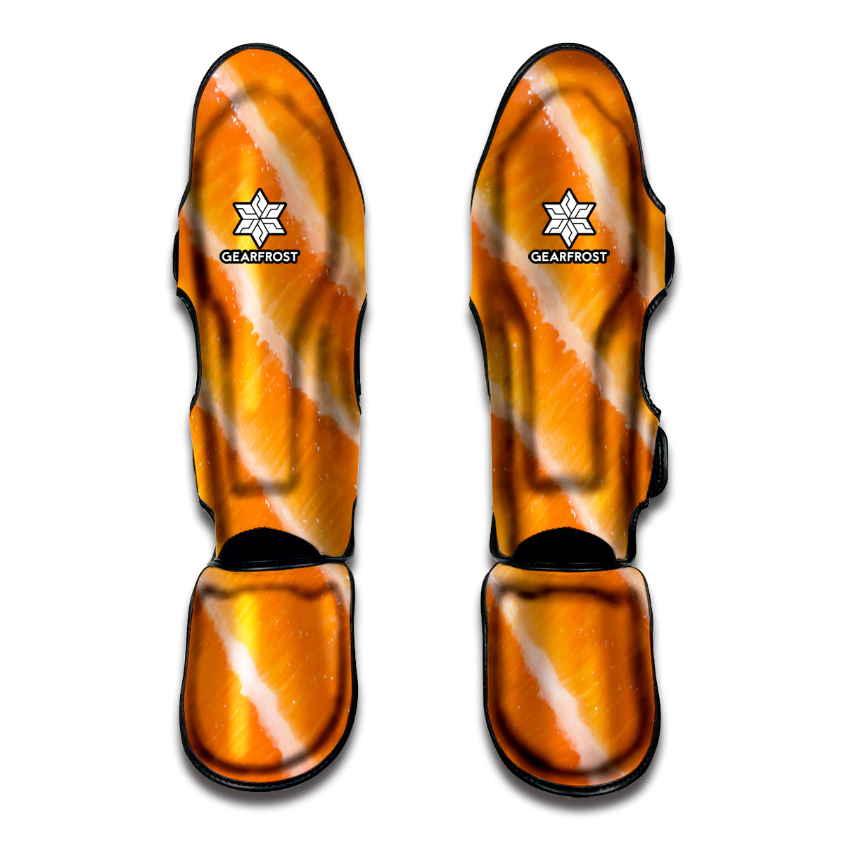 Fresh Salmon Print Muay Thai Shin Guard
