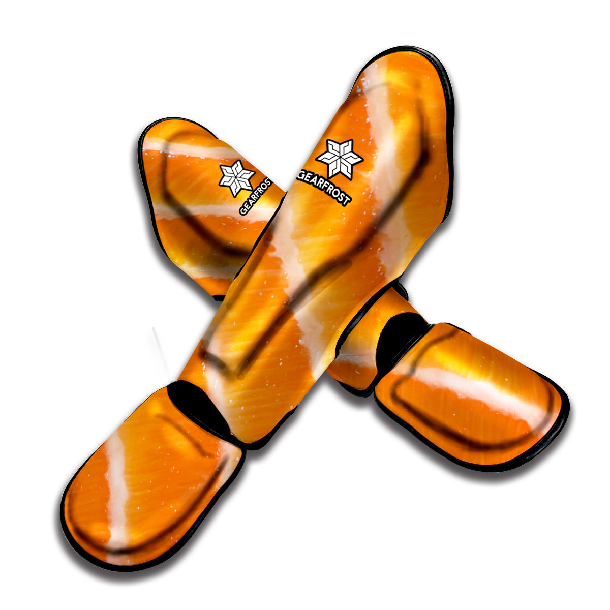 Fresh Salmon Print Muay Thai Shin Guard