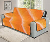 Fresh Salmon Print Oversized Sofa Protector