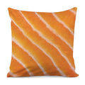 Fresh Salmon Print Pillow Cover