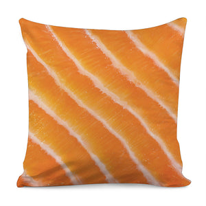 Fresh Salmon Print Pillow Cover