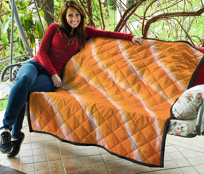 Fresh Salmon Print Quilt