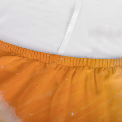 Fresh Salmon Print Sofa Cover