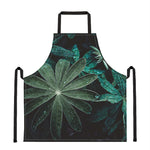 Fresh Tropical Leaf Print Apron